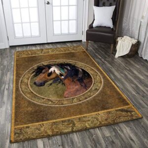 Horse Area Rug Carpet