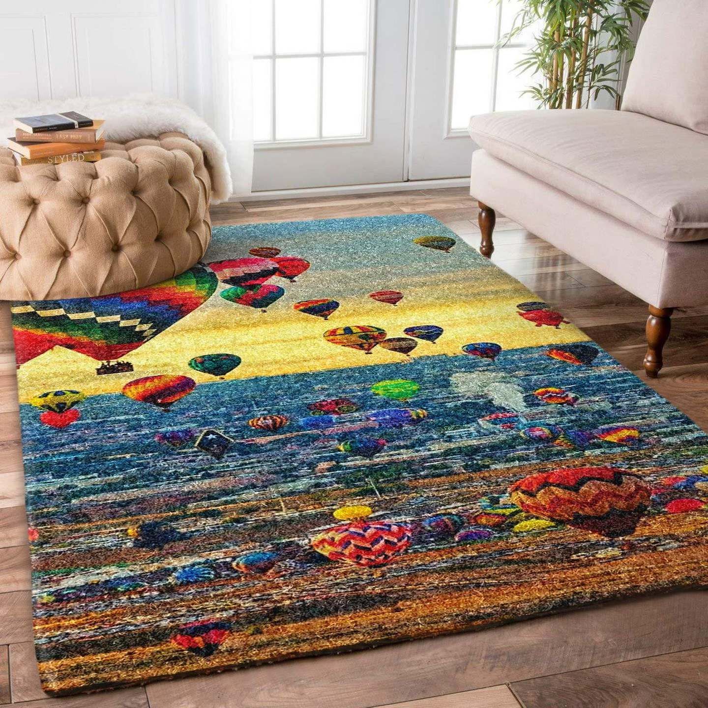 Hot Air Balloon Rug Carpet
