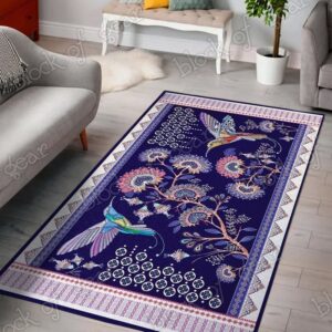 Hummingbird Living Room Rug Carpet
