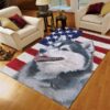Husky American Carrying You Rug Carpet