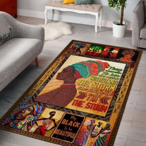 I Am The Storm African Rug Carpet