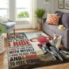I Ride To Feel Free Rug Carpet