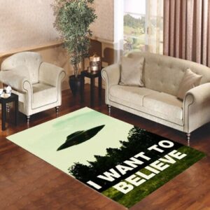 I Want To Believe Living room carpet rugs