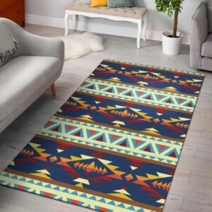 Indigenous Tribes Design Native American Area Rug Carpet