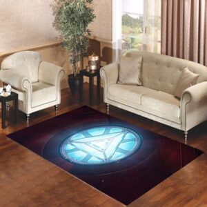 Iron Man Heart 2 Living room carpet rugs