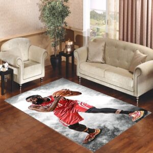 JAMES HARDEN ROCKETS Living room carpet rugs