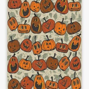 Jack O Lantern Orange Rug