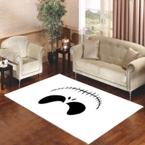 Jack Skellington Face Living room carpet rugs