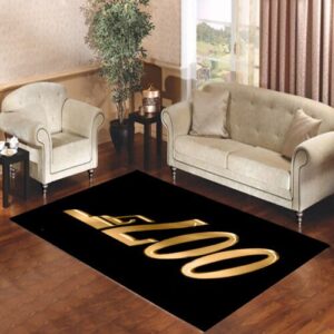 James Bond 007 Gold Living room carpet rugs