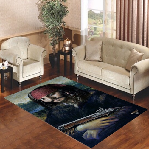 Johnny Depp Mona Lisa Living room carpet rugs