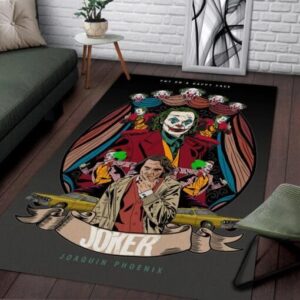 Joker Area Rug Carpet - Joaquin Phoenix