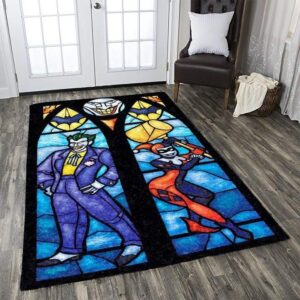 Joker & Harley Quinn Area Rug / Movie Floor HA83625 Rug Carpet