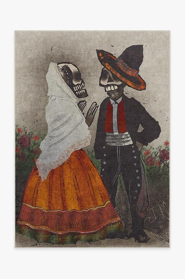 Jose Posada Feast Of The Dead Rug Carpet