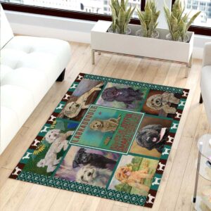 Joyful Labradoodle Rug Carpet
