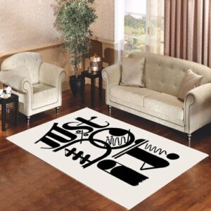Just Do It Typography Living room carpet rugs