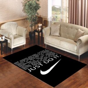 Just do it Quotes Living room carpet rugs