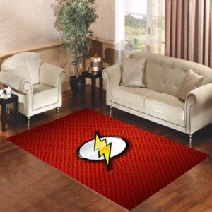 Justice League The Flash Logo Living room carpet rugs