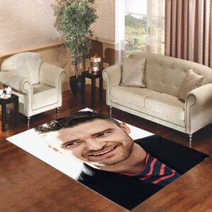 Justin Timberlake Smile Living room carpet rugs