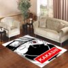 Kakashi Hatake Face Naruto Shippuden Living room carpet rugs