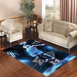 Kevin Durant blue jump Living room carpet rugs
