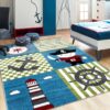 Kinder Pirate Nautical Rug Carpet