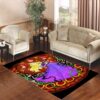 Kingdom Hearts Sleeping Beauty Stained Glass Living room carpet rugs