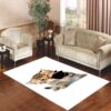Kitten Apple Logo Living room carpet rugs