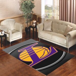 Lakers Logo Sports Living room carpet rugs