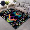 Large Carpets for Living Room Colorful Skull Area Rug Carpet
