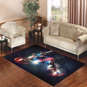 Lebron James Three Point Living room carpet rugs