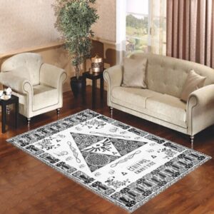Legend Of Zelda Kingdom Of Hyrule Crest Living room carpet rugs