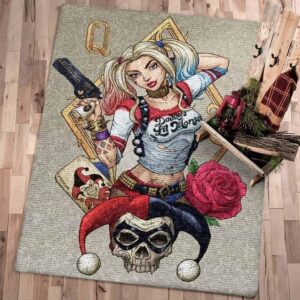Legends Joker & Harley Quinn Area Rug Carpet - Movie Home Decor