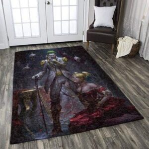 Legends Joker & Harley Quinn Area Rug - Movie AN76232 Rug Carpet