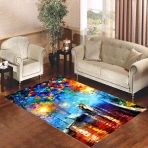 Leonid Afremov Painting Misty Mood Living room carpet rugs