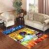 Leonid Afremov Paris Flight Living room carpet rugs