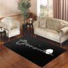 Lexa Tattoo The 100 Black Living room carpet rugs