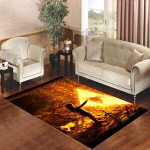 Link Trifoce Legend Of Zelda Living room carpet rugs