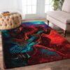 Lion Guitar Rug Carpet