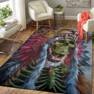 Lion Warrior Area Rug Carpet