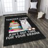 Llama And Book NN Rug
