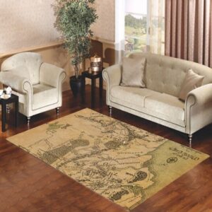 Lord Of The Rings Map Living room carpet rugs