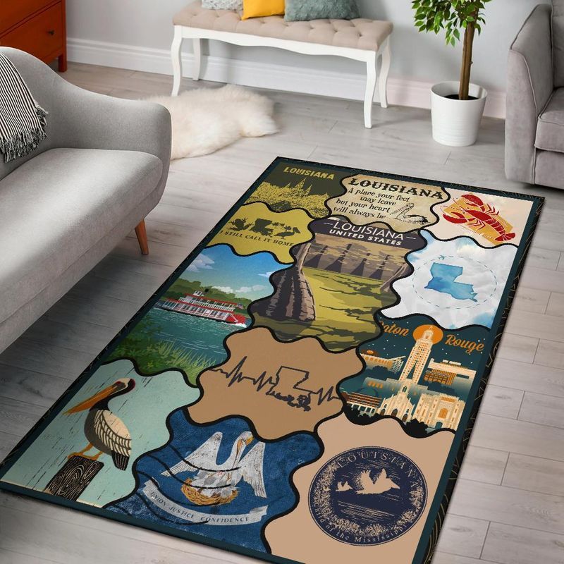 Louisiana Rectangle Rug Carpet