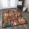 Love Guitars Rectangle Rug Carpet 26