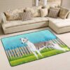 Lovely Whippet Rectangle Rug Carpet