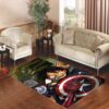 Luffy One Piece America Cartoon Living room carpet rugs