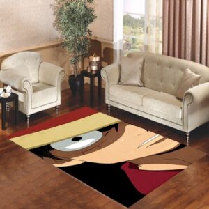 Luffy One Piece Cartoon Half Face Living room carpet rugs
