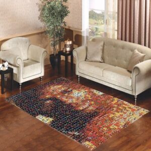 MICHAEL JORDAN CARD MOSAIC 1 Living room carpet rugs