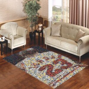 MICHAEL JORDAN CARD MOSAIC 2 Living room carpet rugs