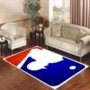 Major League Baseball Logo Living room carpet rugs