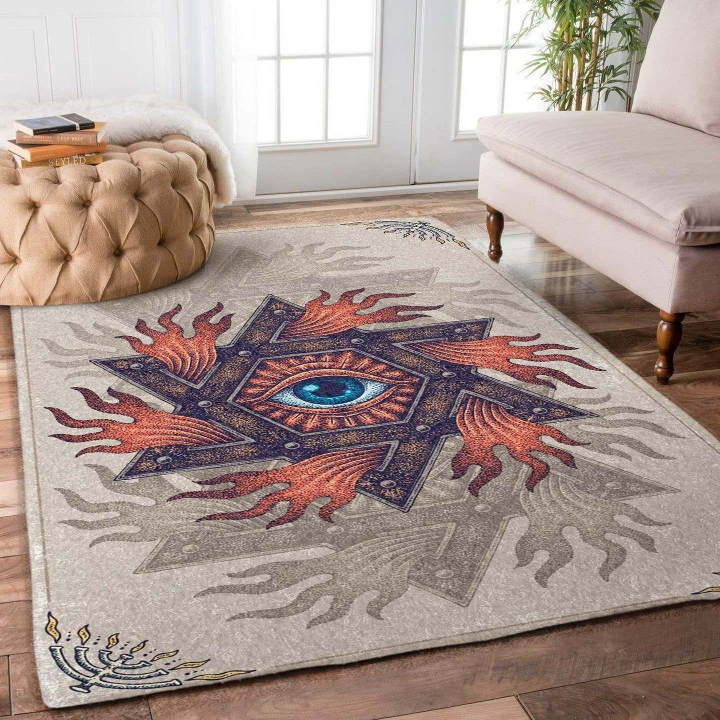 Masonic Freemason Rug Carpet